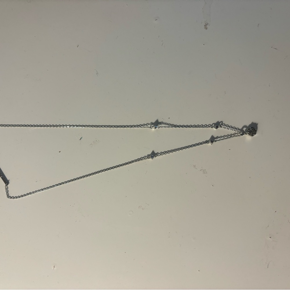 Kendra Scott silver pendant necklace